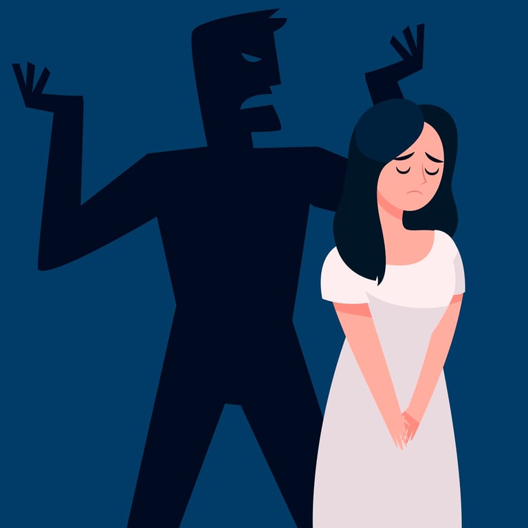 Femme souffrant de peur du rejet et de son propre discours intérieur : la dépendance affective