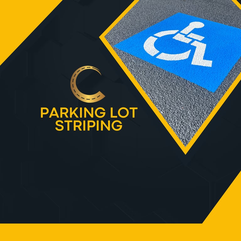 Parking Lot Line Striping Concrete Painting Service in Columbus, Georgia