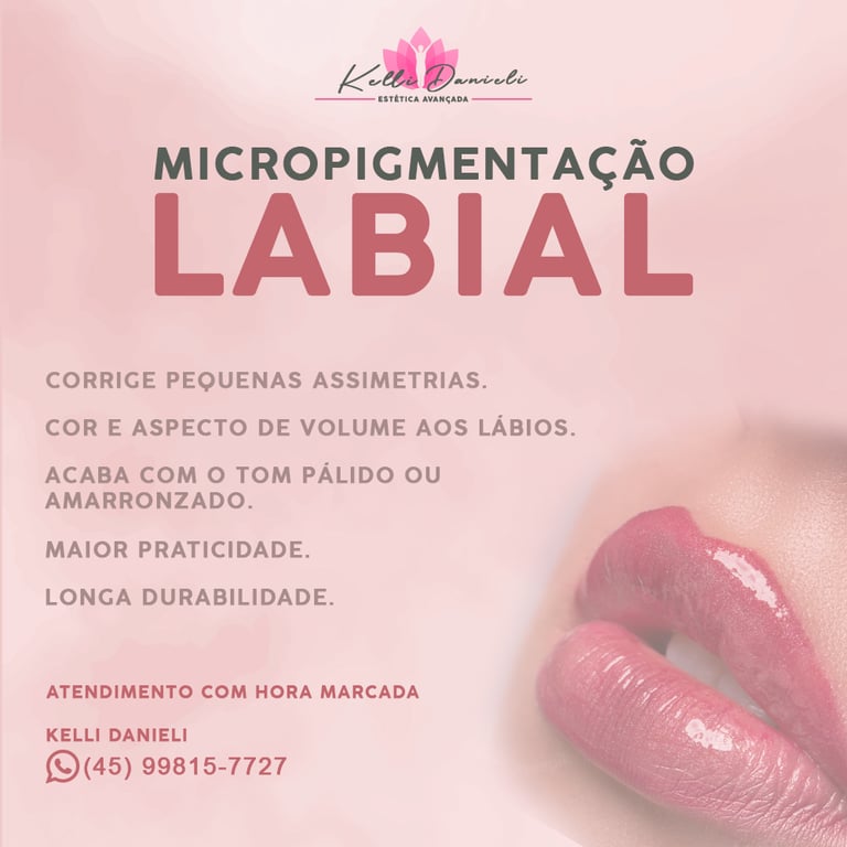 Micropigmentação labial
