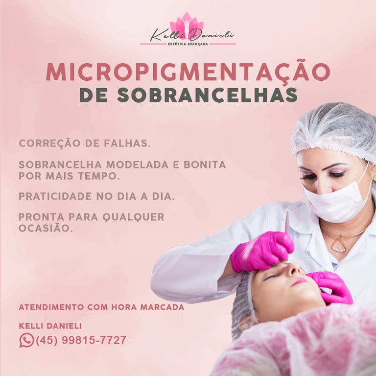 Micropigmentação de sobrancelhas