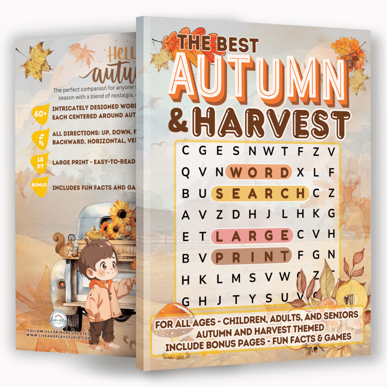 Autumn & Harvest Word Search Book