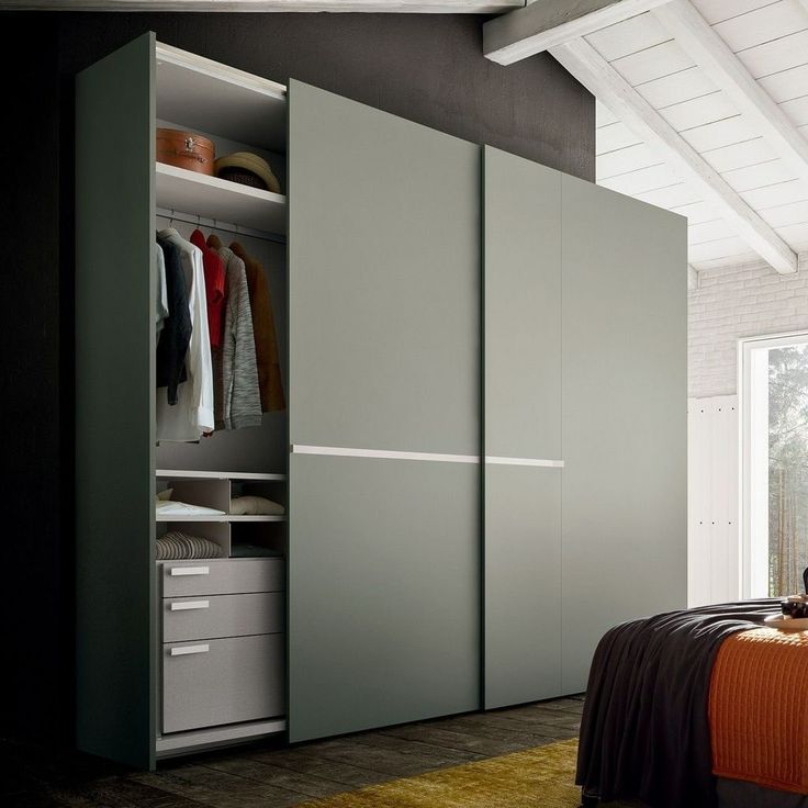 modular wardrobe finished with high quality laminates