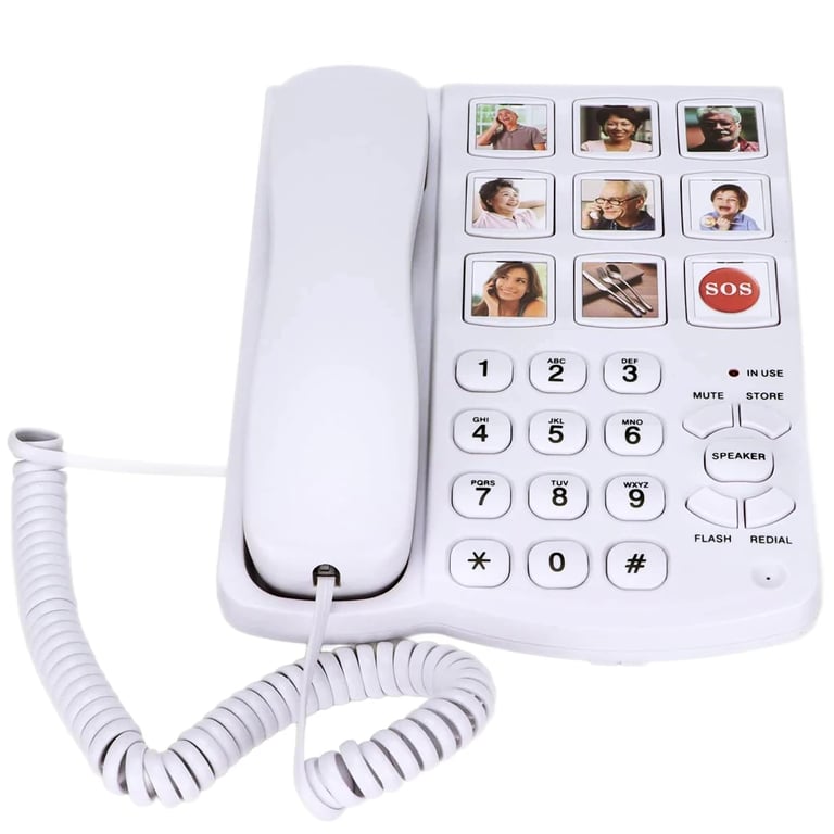 Festnetztelefonie, Bildtasten, grosse Tasten