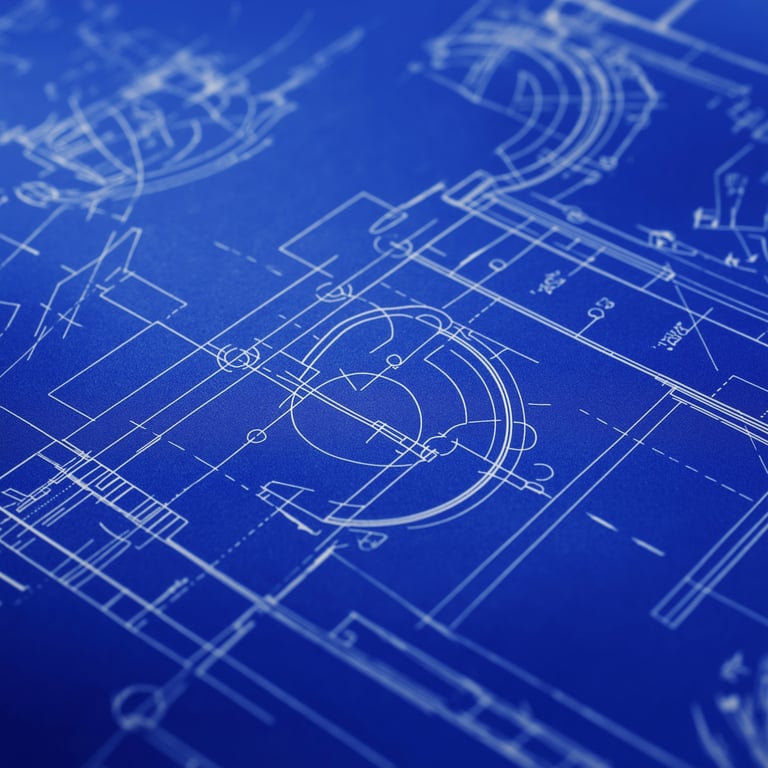 a blueprinted photo of a blueprinted blueprint of a blueprint