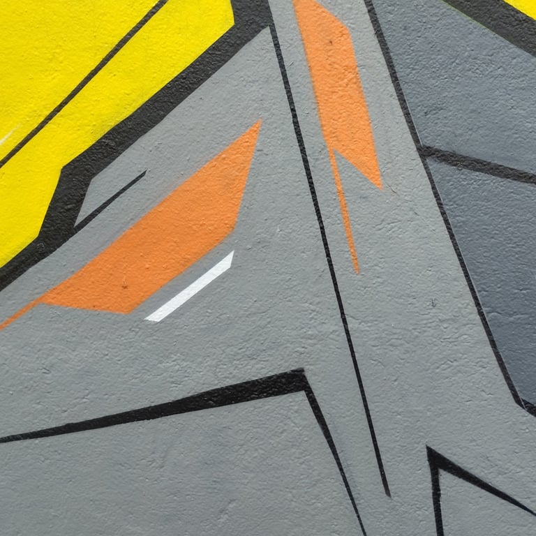 Mes, M, muro, graffiti, letters, Bcn, pintura, calle