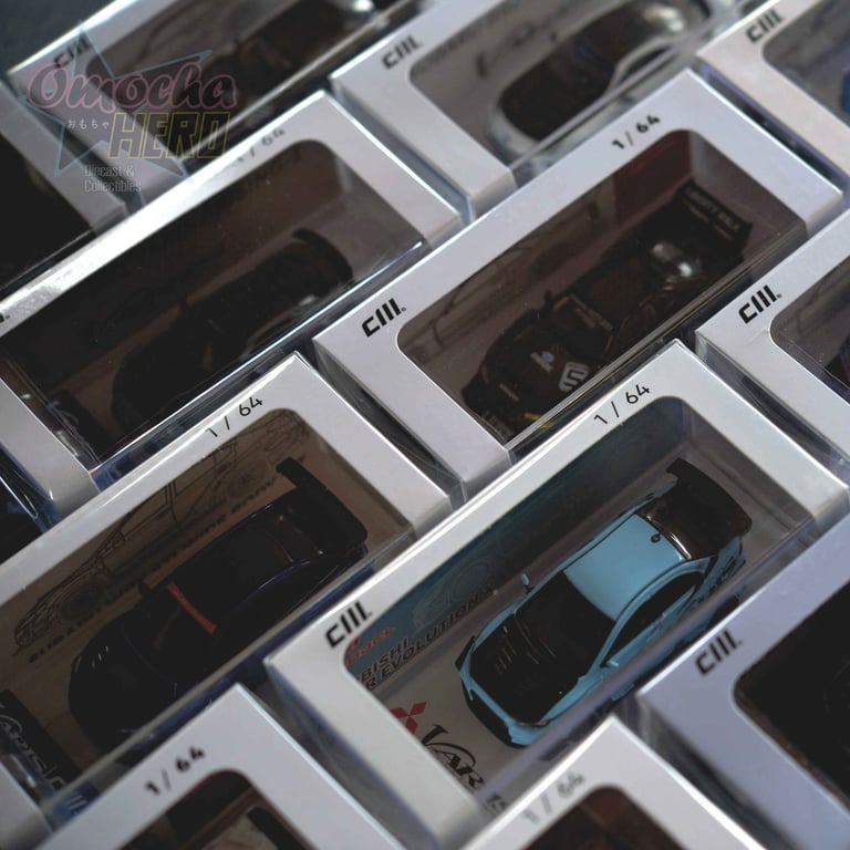 1:64 CM Model Lancer Evolution Subaru WRX