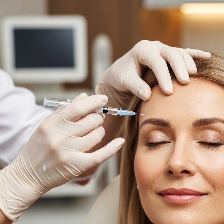 Botox Neuromoduladores estética arrugas facial patas gallo