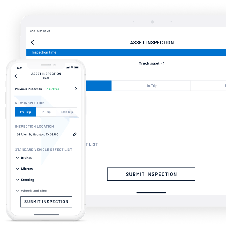 Photos shows inspection checklist for ORIGOInspect