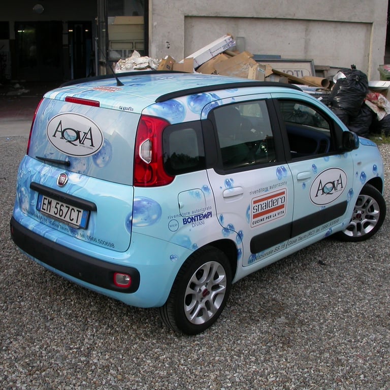car wrapping decorazione auto commerciale