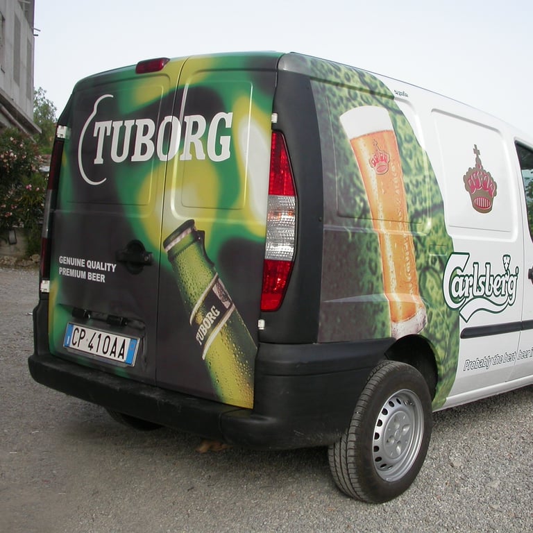 car wrapping decorazione furgoncino
