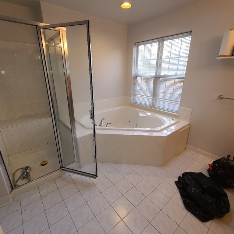 Shower and tile installation for bathroom renovation in Elgin