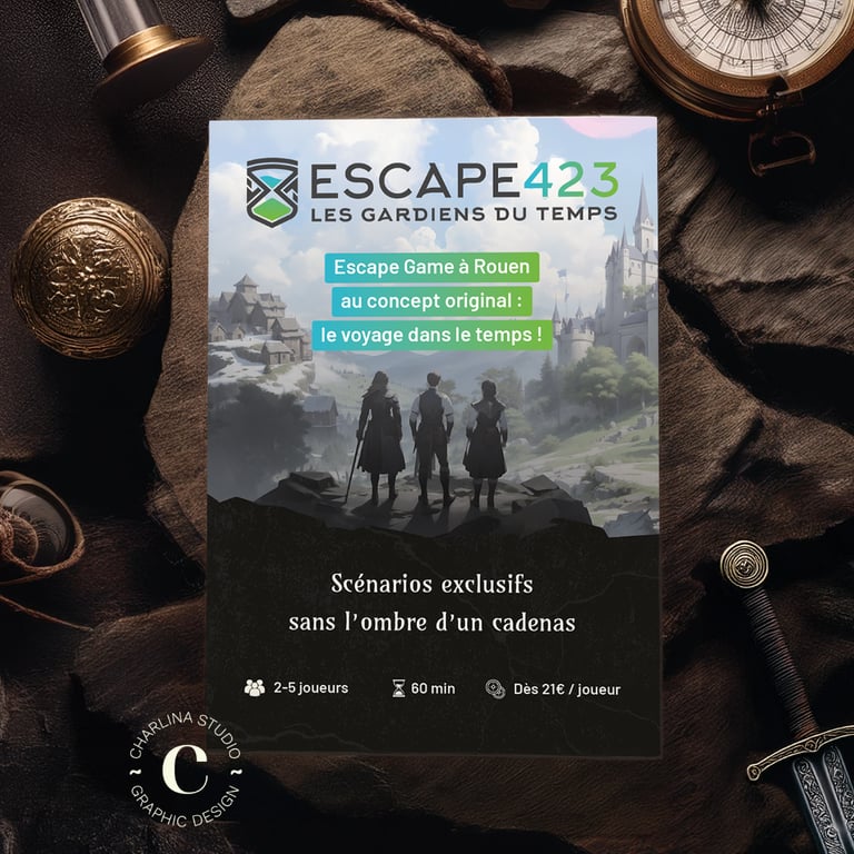 Création de flyer pour Escape 423