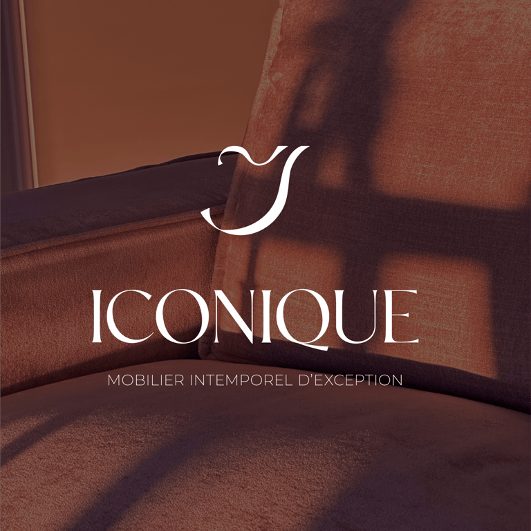 Identité de marque et identité visuelle pour Iconique, boutique d'ameublement de luxe à La Baule