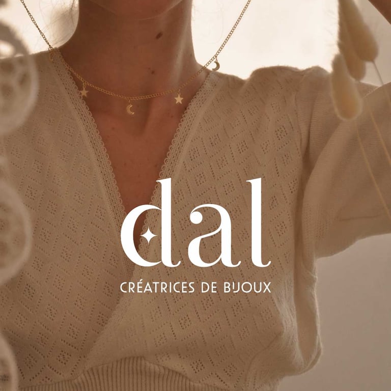 Identité visuelle pour DAL Créations – Bijoux artisanaux éthiques