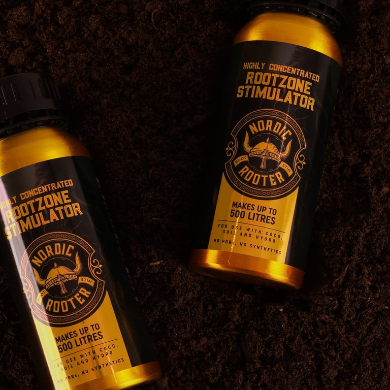 Nordic Rooter 250ml on soil.