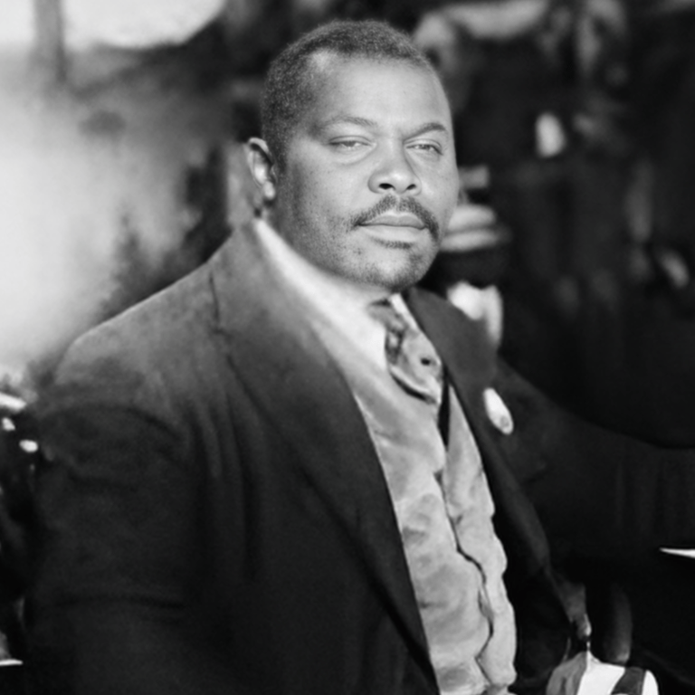 Marcus Garvey representing They Did I Can Too entrepreneurs section