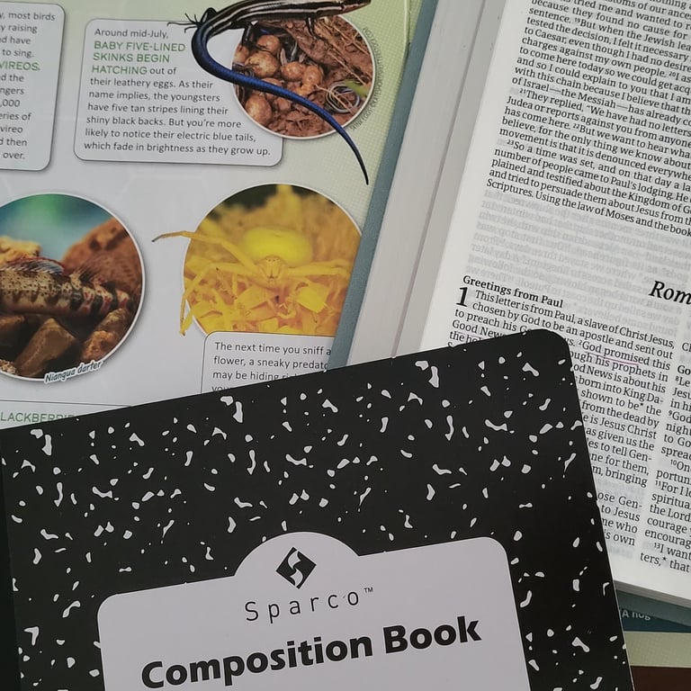 Study science along with God's Word.