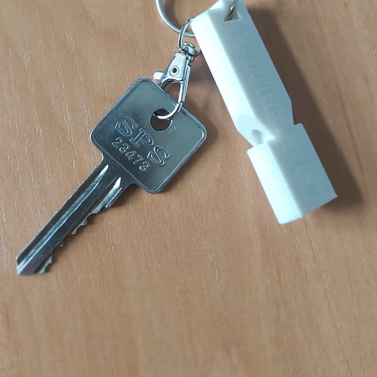 Help whistle to the keys