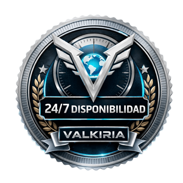 Disponibilidad 24/7 la empresa Valkiria Elite Global service - Control de accesos y Reformas integrales