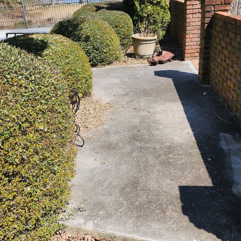 before concrete washing Cullman AL