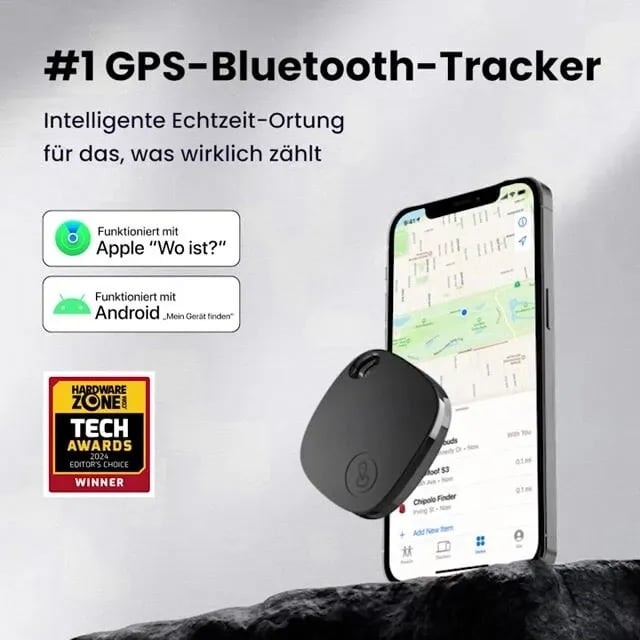 ItagPro GPS Bluetooth Tracker – Echtzeit Ortung für Schlüssel & Auto
