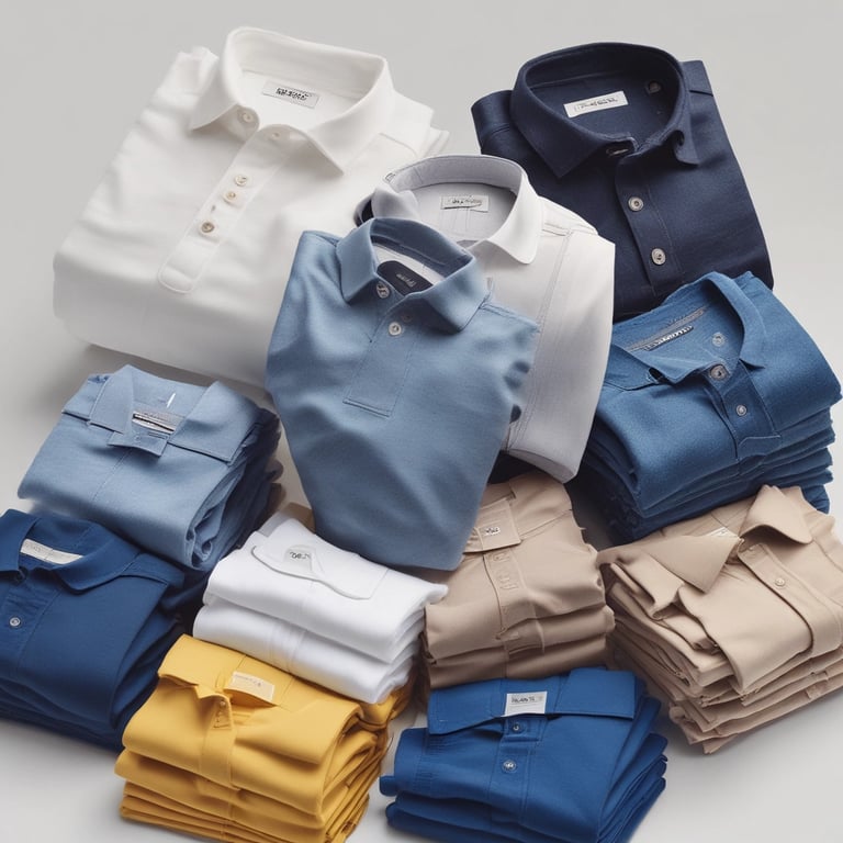 A stylish young man confidently wearing a modern polo shirt in an urban setting.