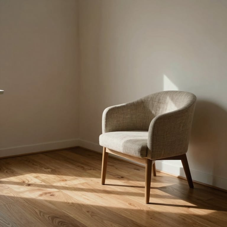 chair in room for therapy