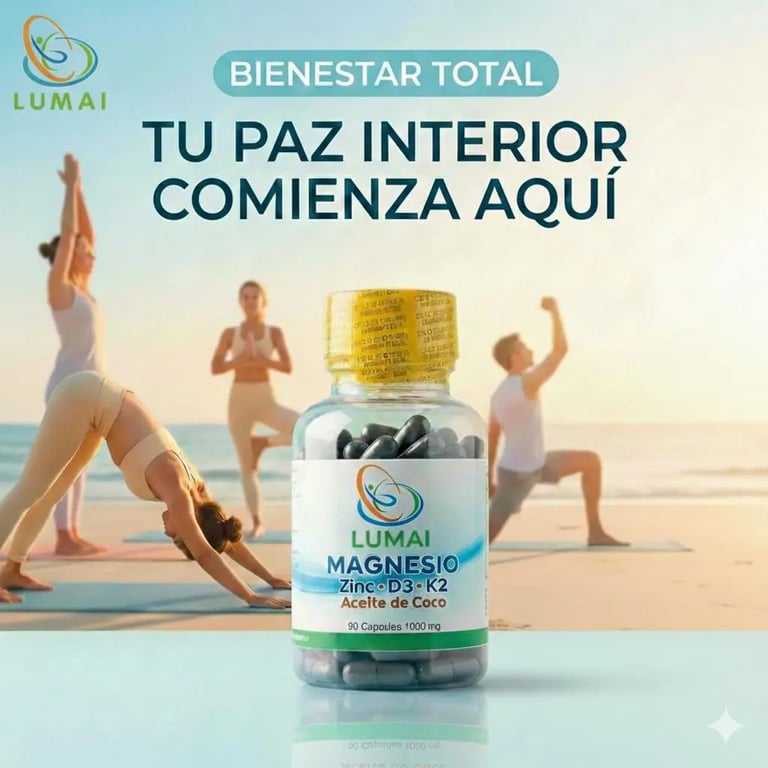 Vitamina LUMAI Magnesio Zinc, D3, K2
