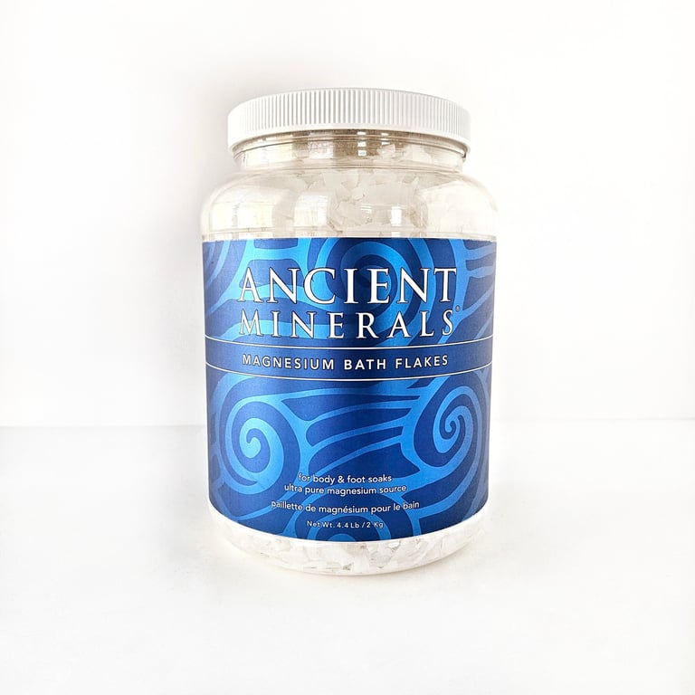 a jar of ancient minerals bath salts