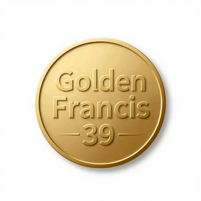 A sleek golden emblem signifying the 'Golden Francis' official Autodesk certification status.