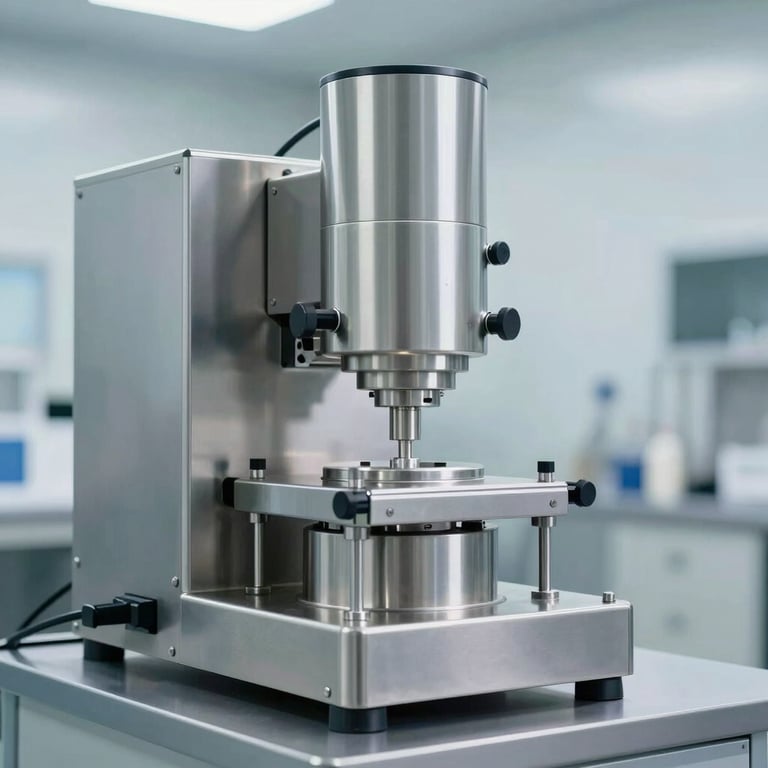 Stainless steel precision extraction machinery in a brightly lit, sterile cGMP-certified facility.