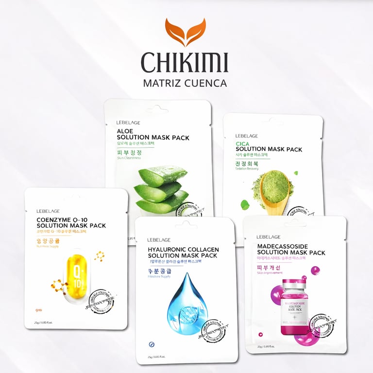 Mascarillas Faciales Chikimi Cuenca