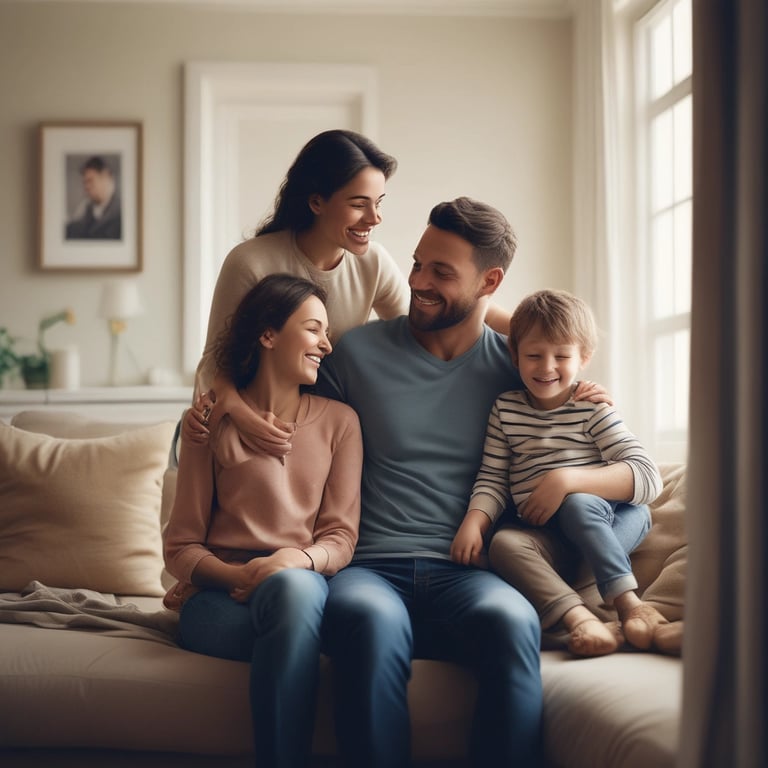 Bright living room with modern inventory