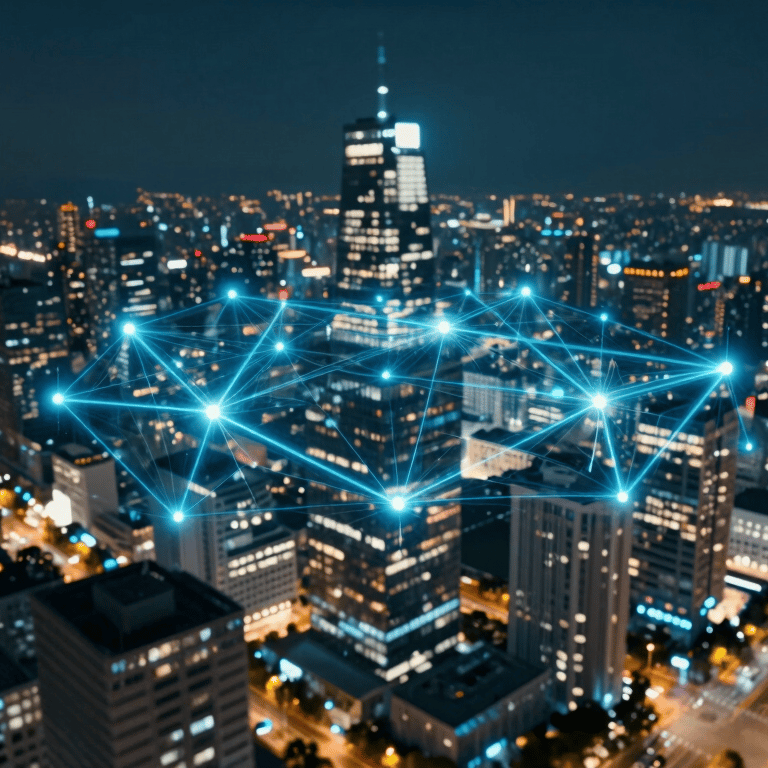 A close-up of hands typing on a modern keyboard with a glowing #8BB6CA digital aura, symbolizing innovation and speed.
