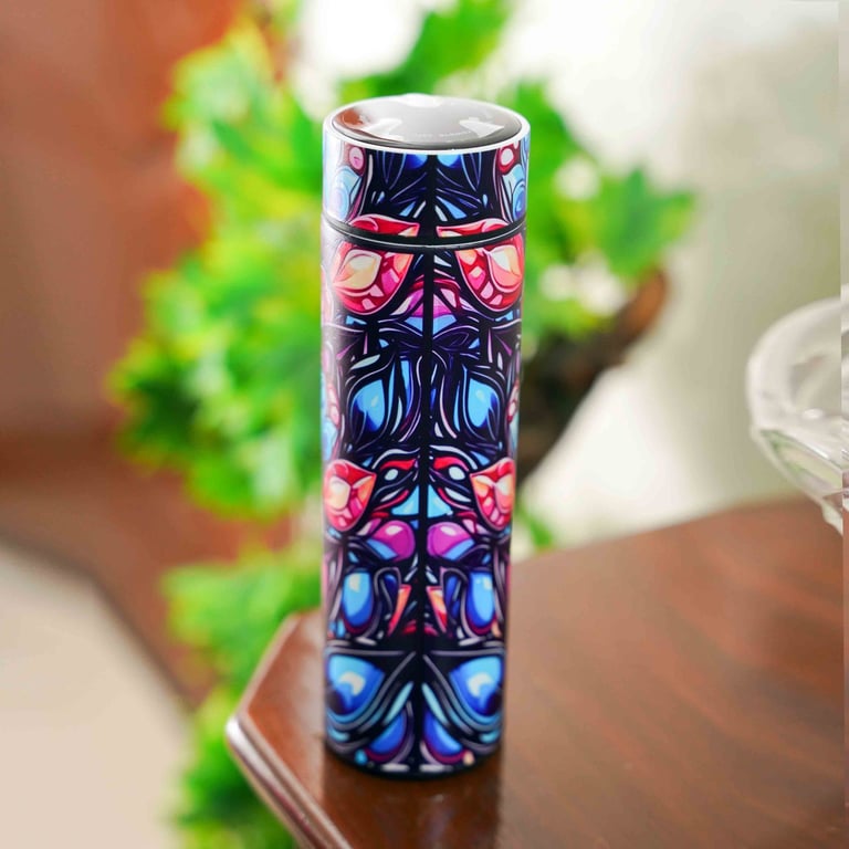 custom water bottle back