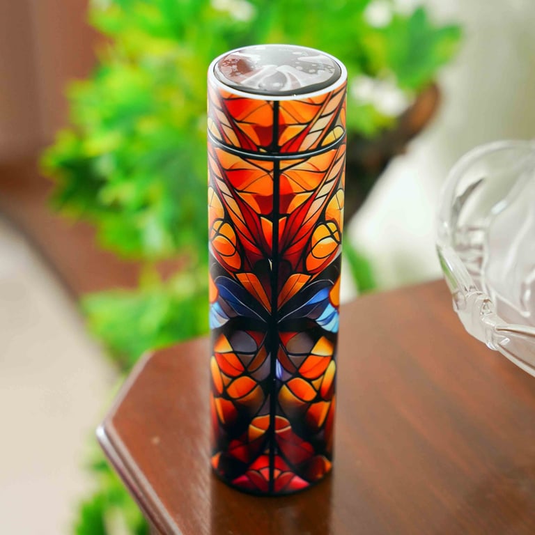 custom water bottle back