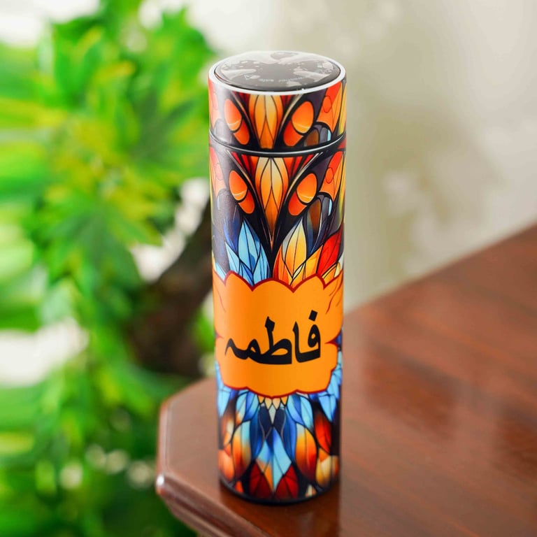 Custom UV printing on thermal bottle