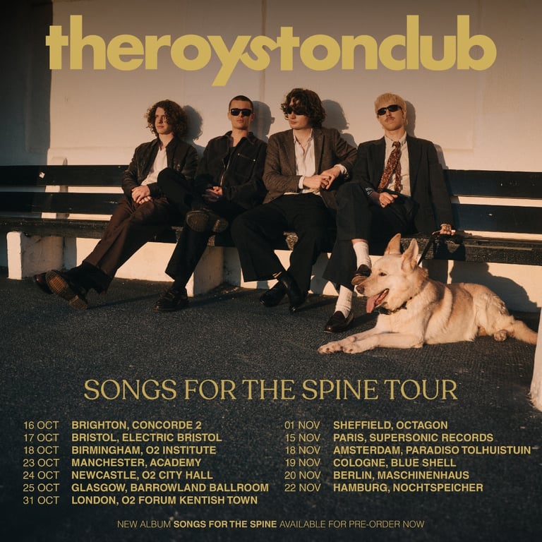 The Royston Club announce second album Songs For The Spine with UK/EU headline tour