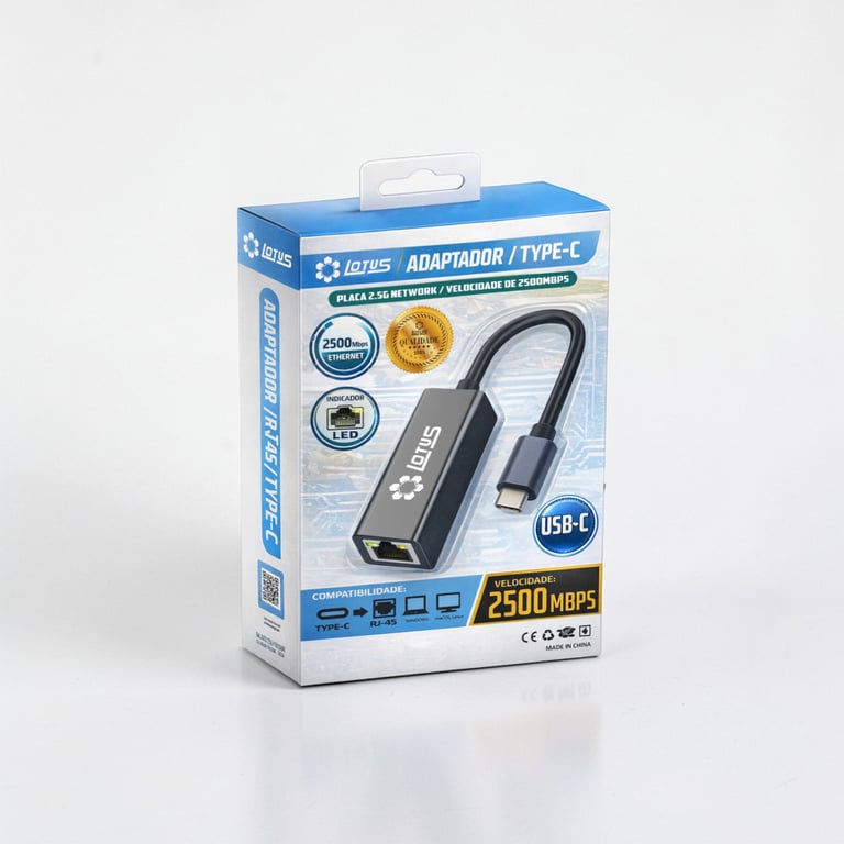 Design de embalagem para produto de tecnologia