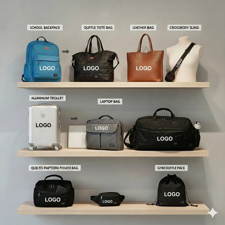 premium wholesale bag collection for custom corporate branding