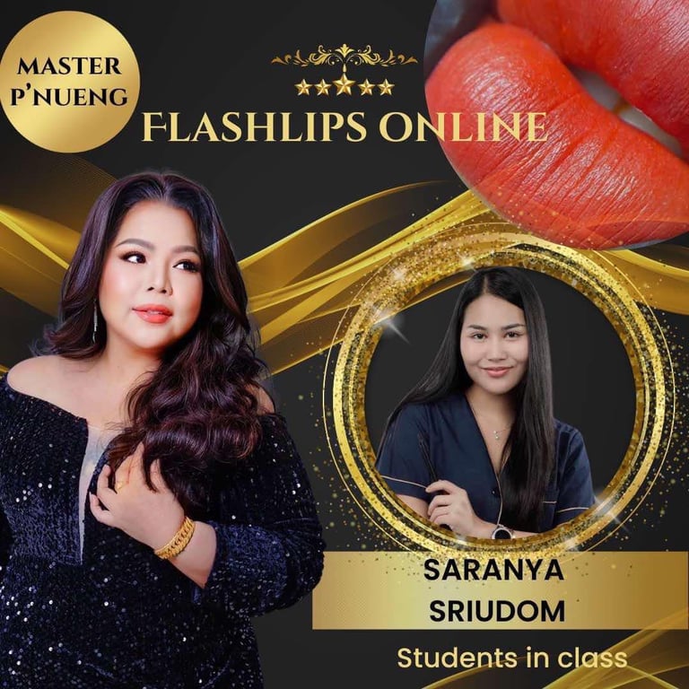 Saranya Sriudom tijdens Flashlips Online masterclass