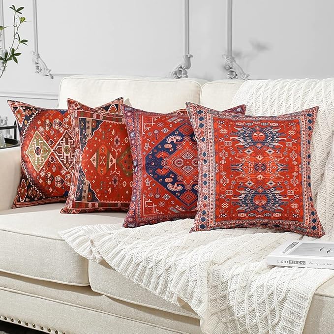 Bohemian Style Decorative Throw Pillow Covers