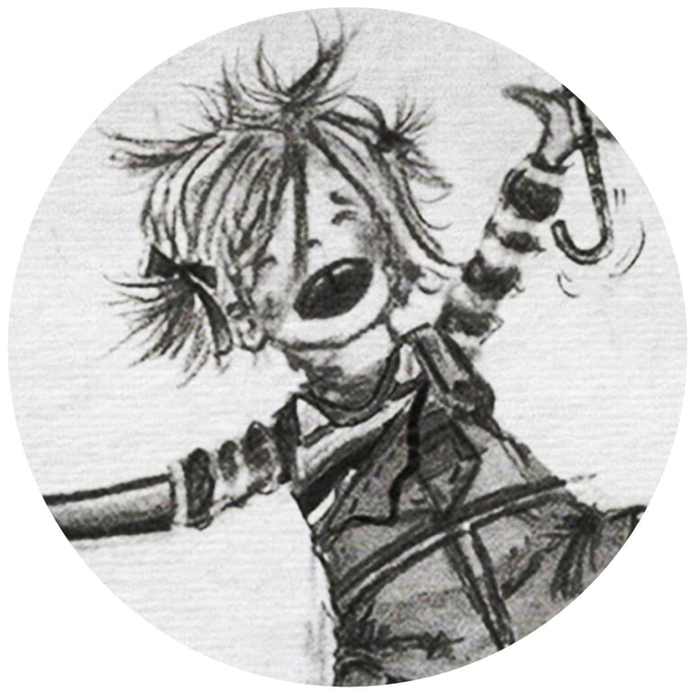 Child sketch with charcoal and pencil