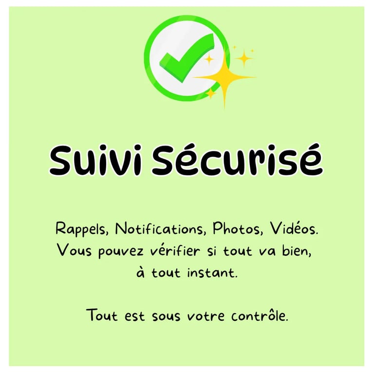 infographie qui montre le suivi sécurisé du service La Vie Sans Crotte