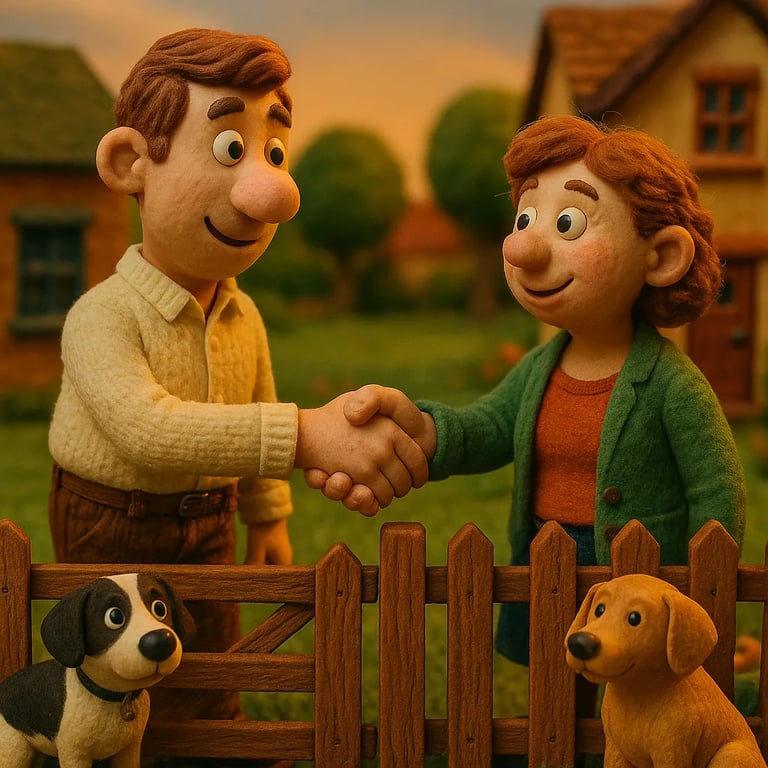 Option jardin partagé pour ramassage canin dans espaces mitoyens ou copropriété