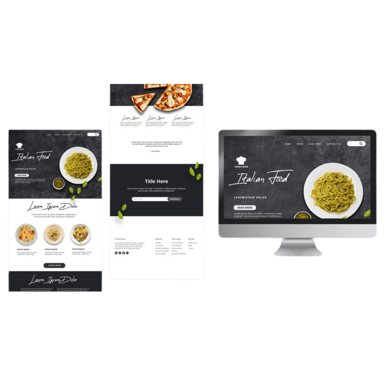 web mockup