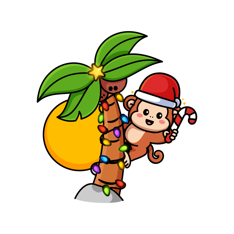 Mop Monkeys Christmas logo