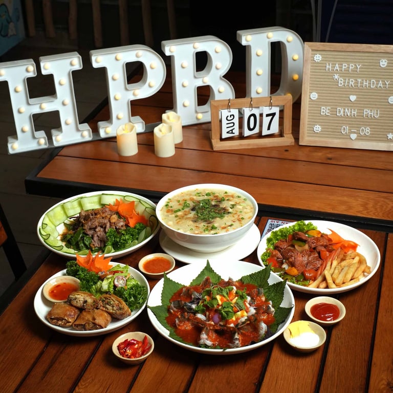Combo 5 món ngon tại Bếp Dì Toàn - Top 1 nhà hàng ngon công viên Gia Định