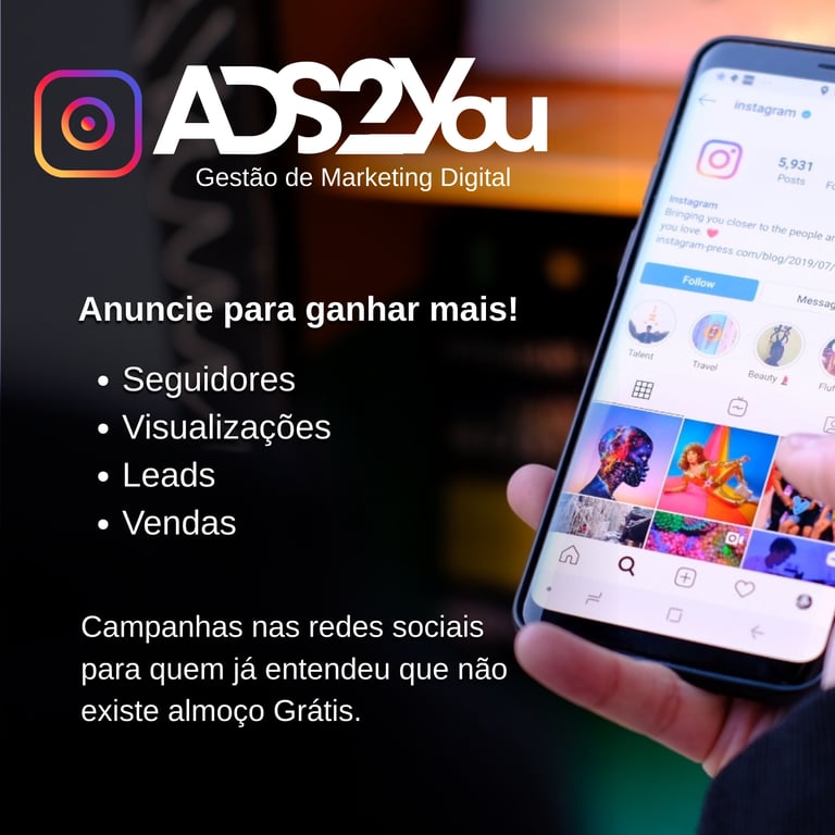 campanhas meta ads no instagram - ads2you