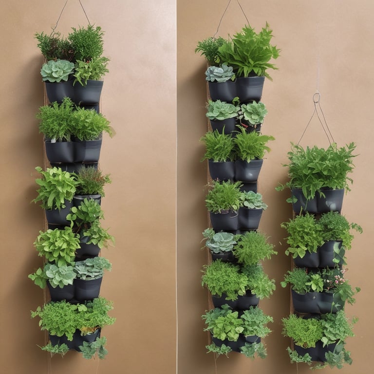Creating Hanging Pocket Planters
